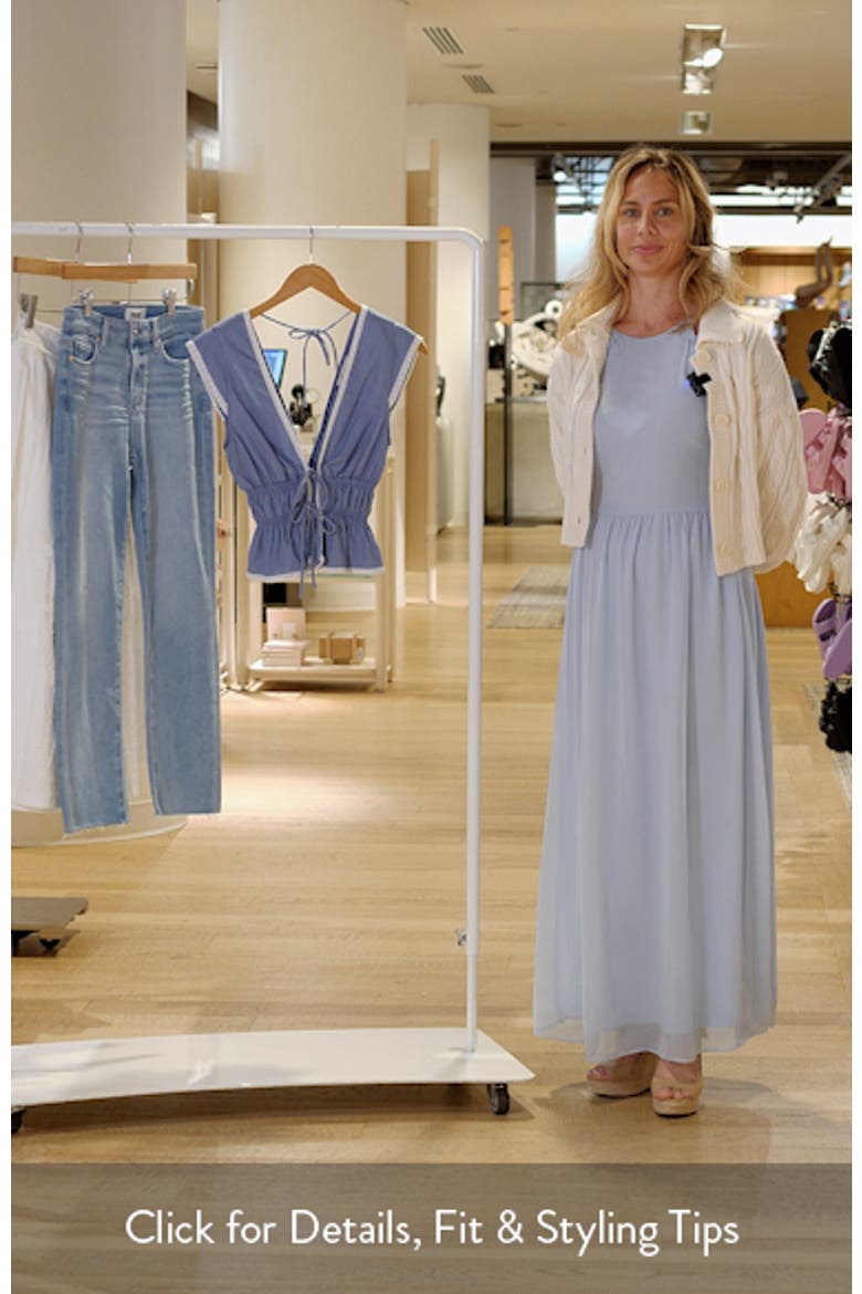 Clara Tie Front Linen Blend Top video