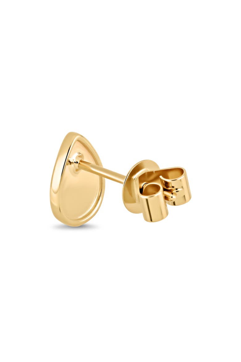 14K Gold Getty Flower Stud Earrings, Alternate, color, 14K YELLOW GOLD