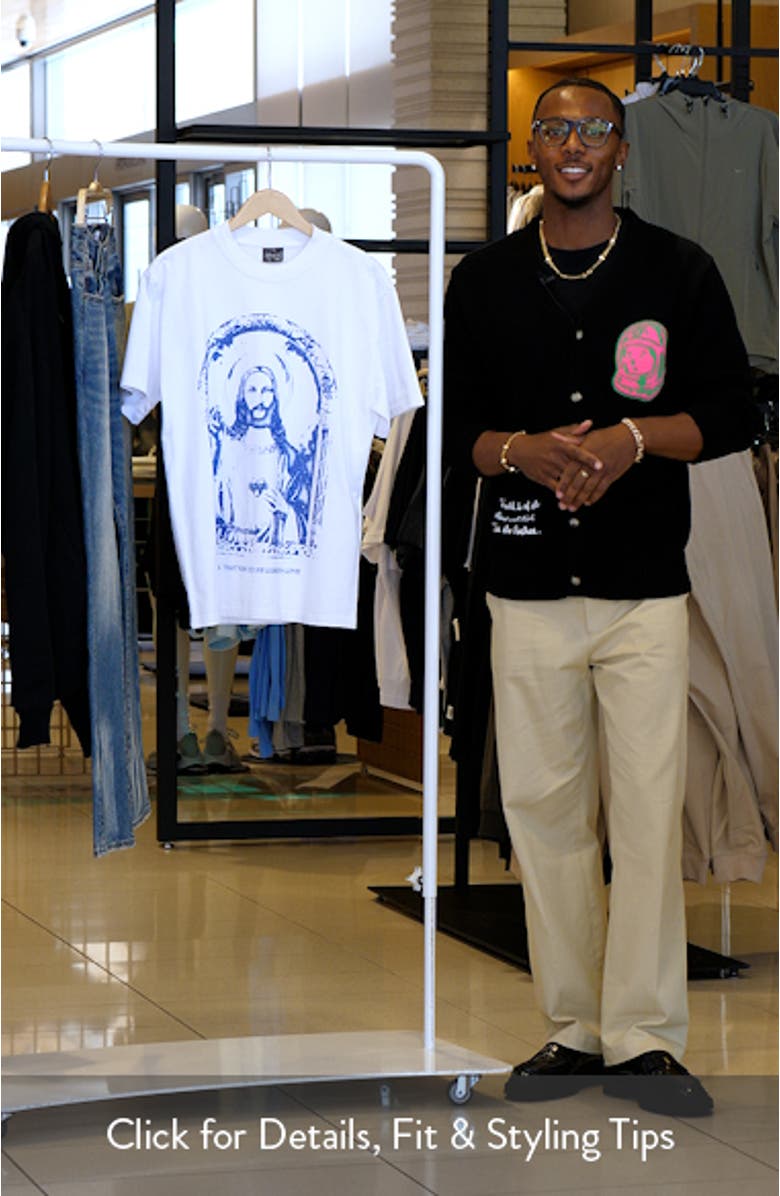 Sacred Jesus Graphic T-Shirt, sales video thumbnail