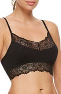 Montelle Intimates Lace Trim Bralette