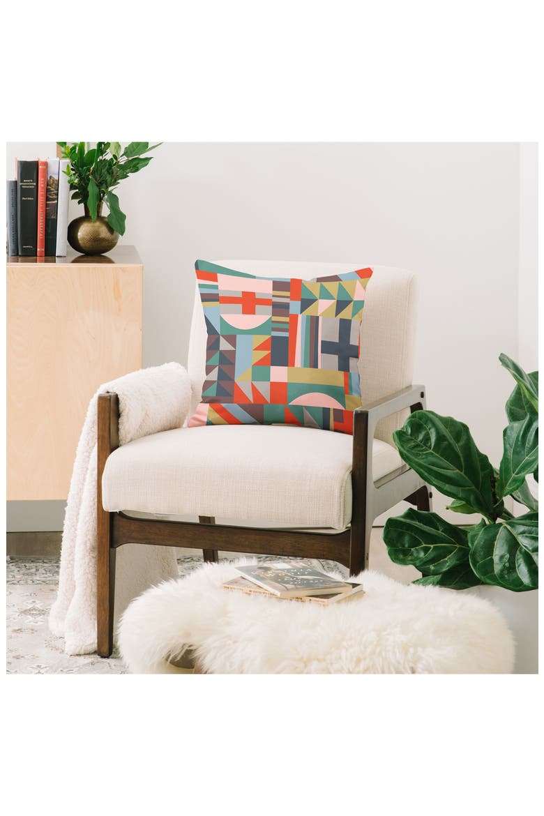 Modern Love Warm Accent Pillow, Alternate, color, MULTI