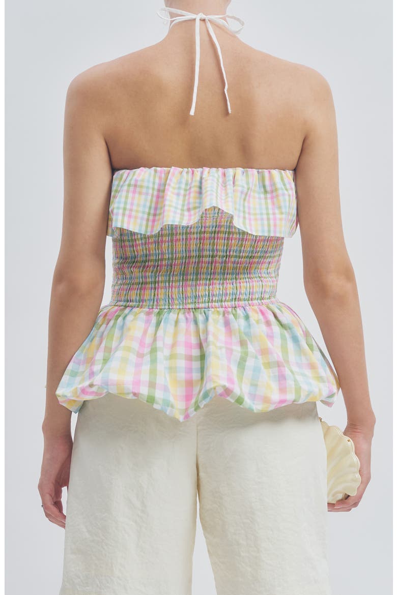 Goldie Halter Top, Alternate, color, MULTI PLAID