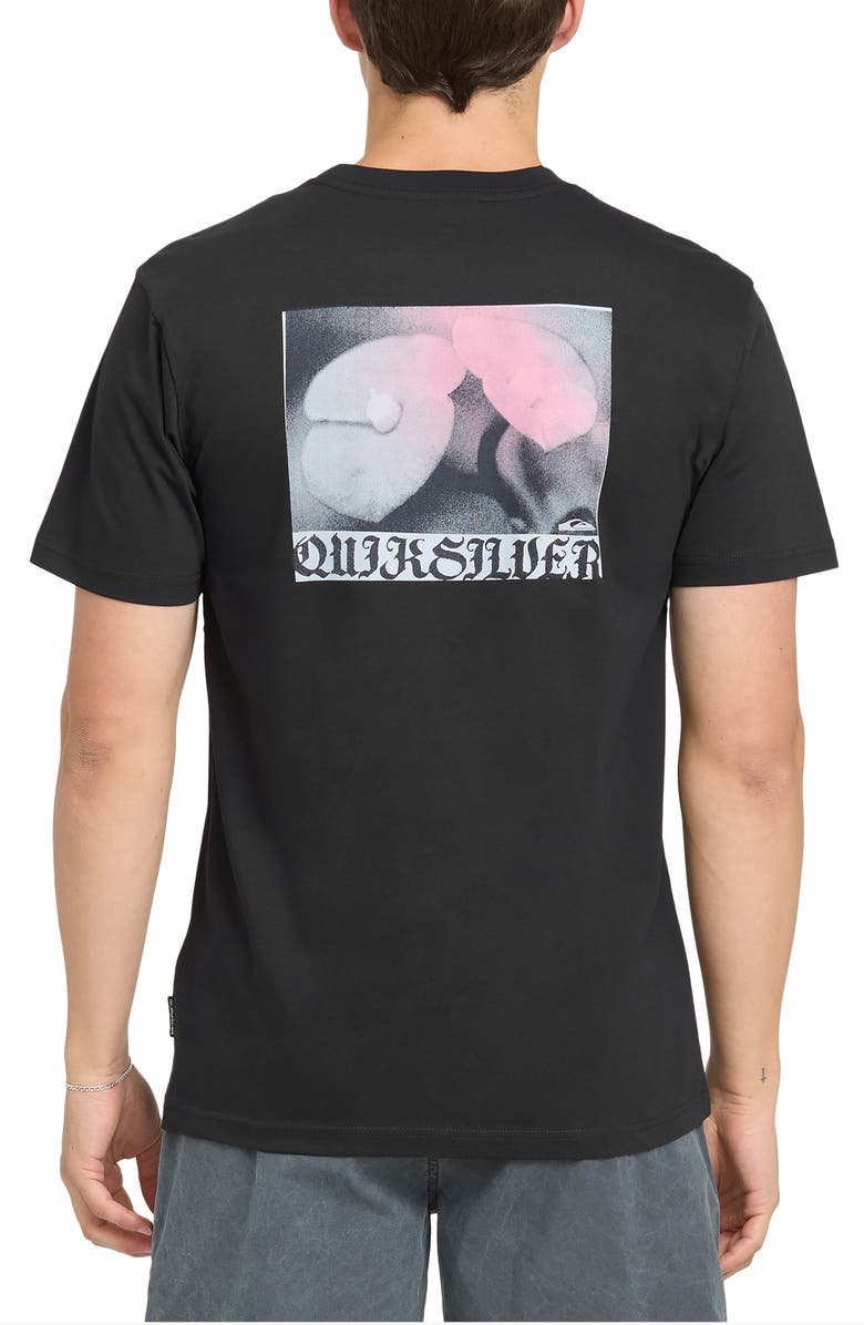 Quiksilver Gothic Flowers MT0 Graphic T-Shirt, Alternate, color, 