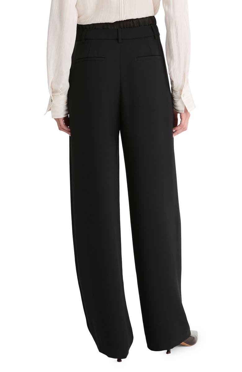 Vince Double Waistband Pants, Alternate, color, Black