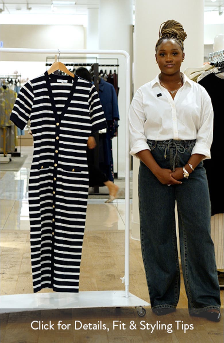 The Striped Sailor Organic Cotton Midi Dress, sales video thumbnail