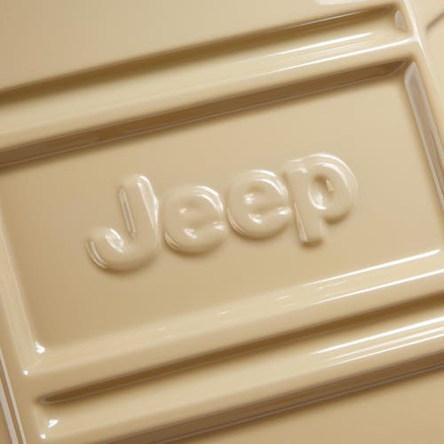 Jeep Jh003b 21" Carry On Hardside Expandable Luggage With Two Wheels In Sand