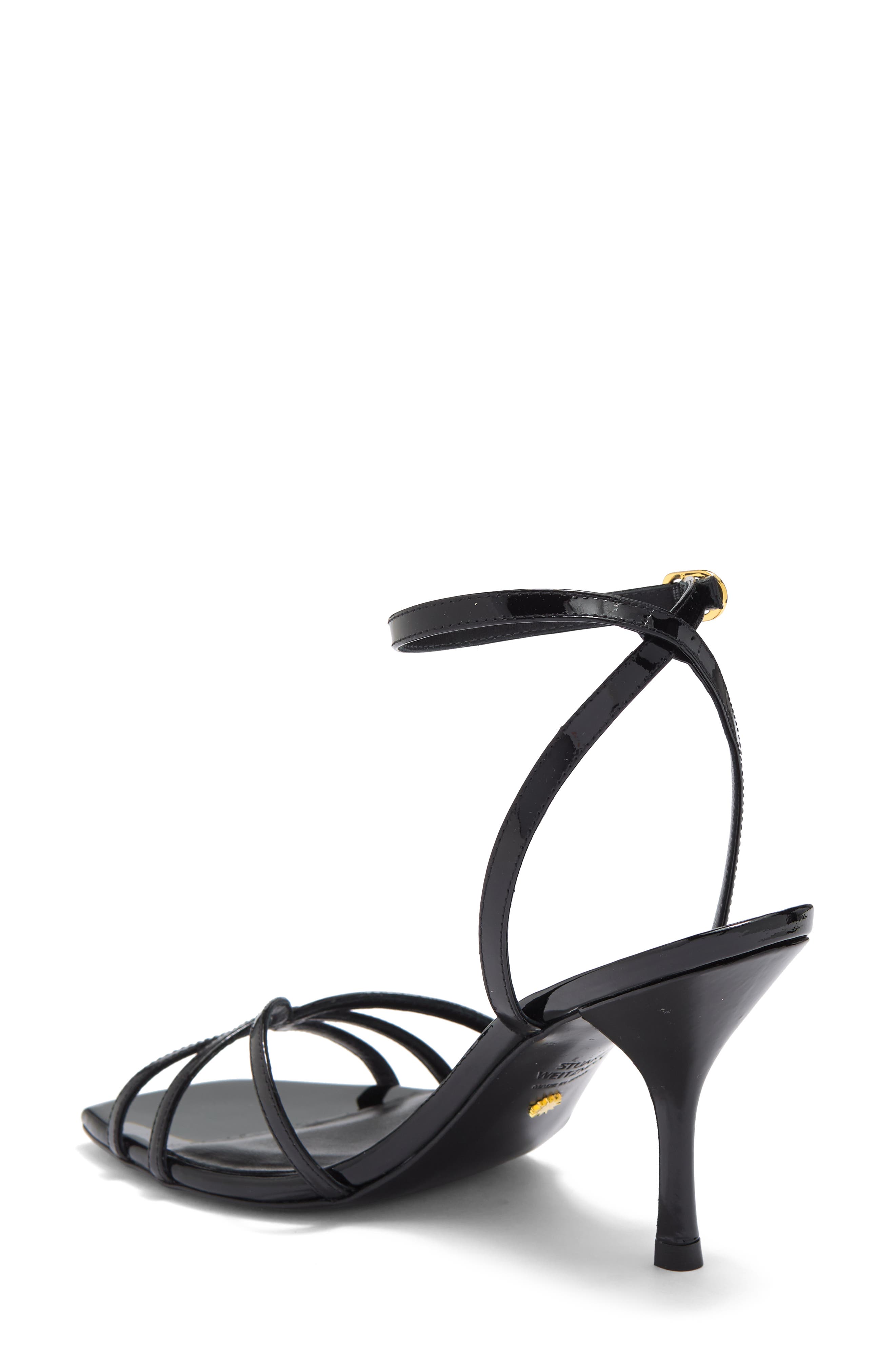 Stuart Weitzman Barelythere Ankle Strap Sandal, Alternate, color, 