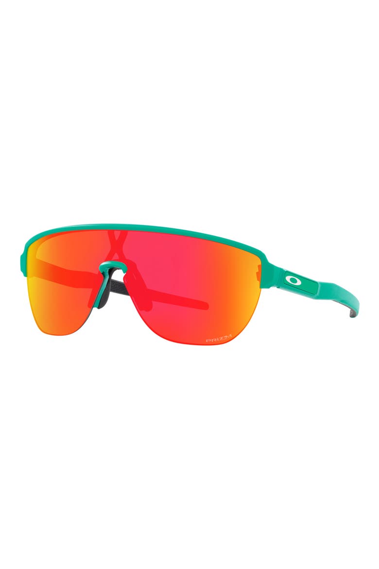 Corridor 42mm Semirimless Prizm™ Shield Sunglasses, Alternate, color, RUBY