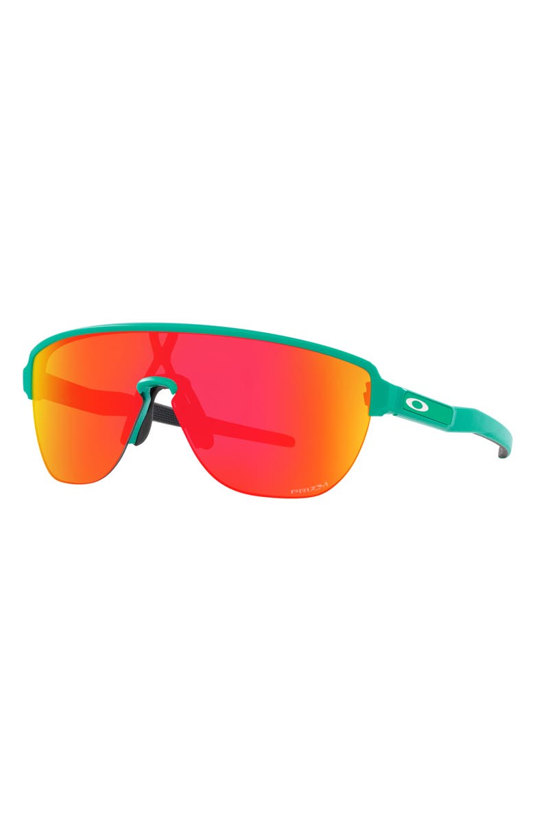 Oakley Corridor 42mm Semirimless Prizm<sup>™</sup> Shield Sunglasses, Alternate, color, Ruby