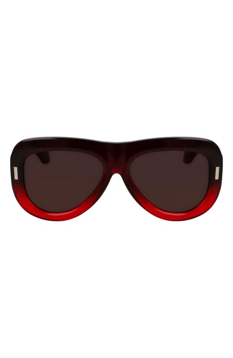 Rivets 57mm Aviator Sunglasses