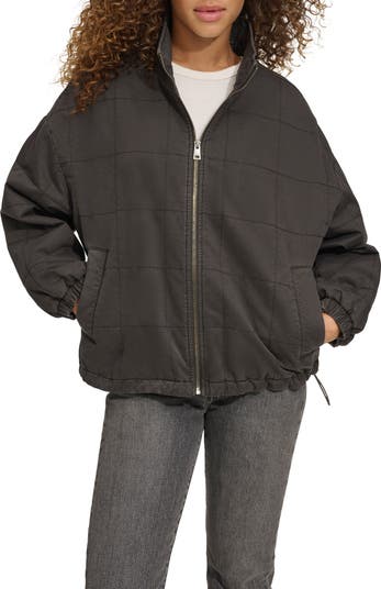 Box Quilted Water Resistant Cotton Jacket
