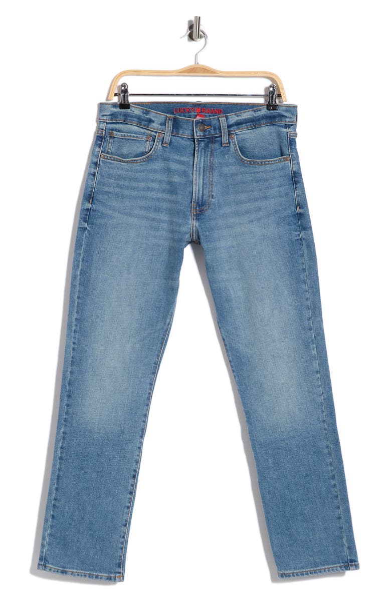 Lucky Brand 410 Athletic Straight Fit Jeans, Main, color, Gilman Wash