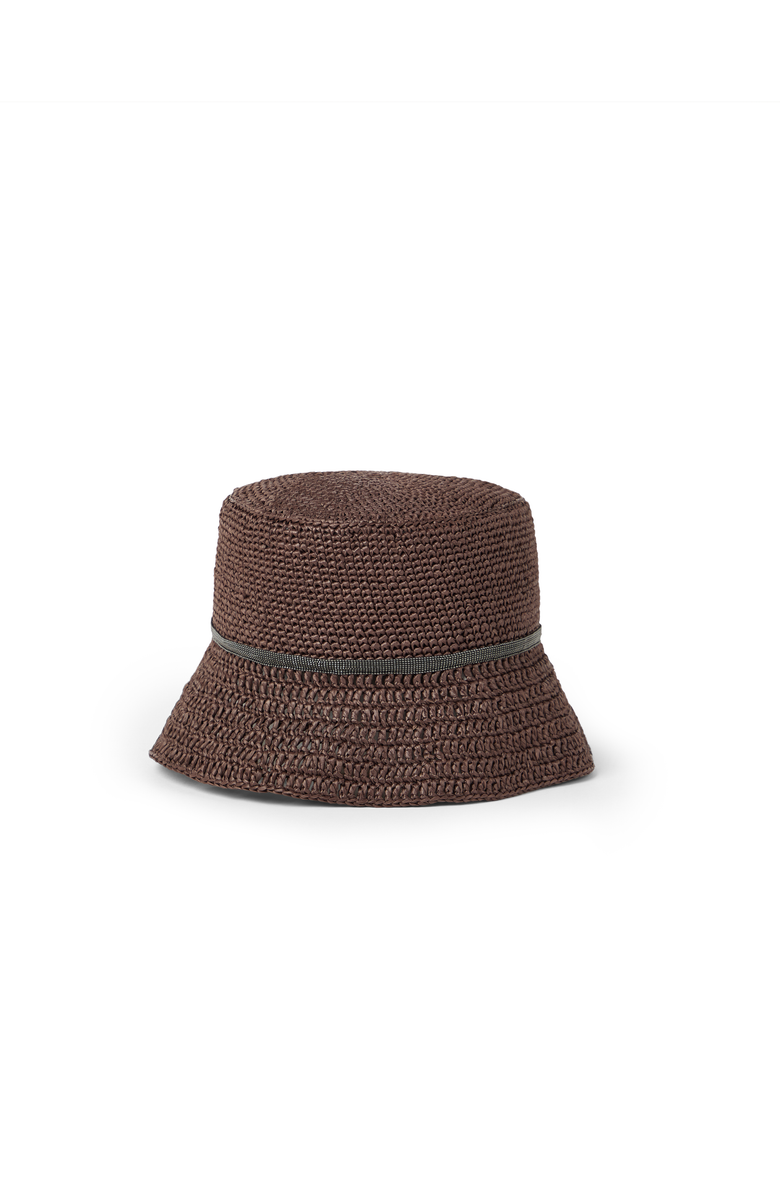 Brunello Cucinelli Bucket hat with monili, Main, color, 
