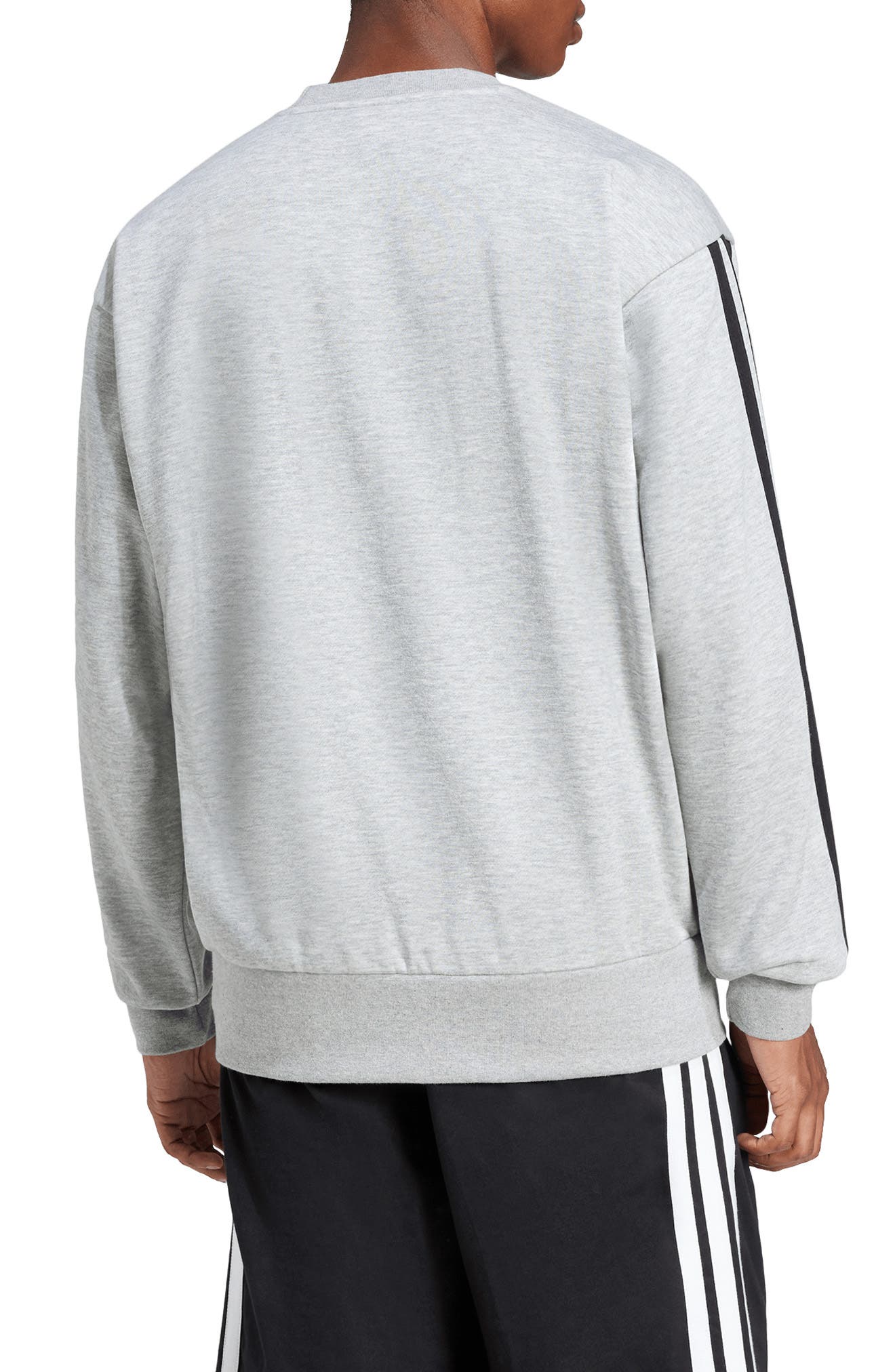 Essential 3-Stripes Fleece Pullover - image 2