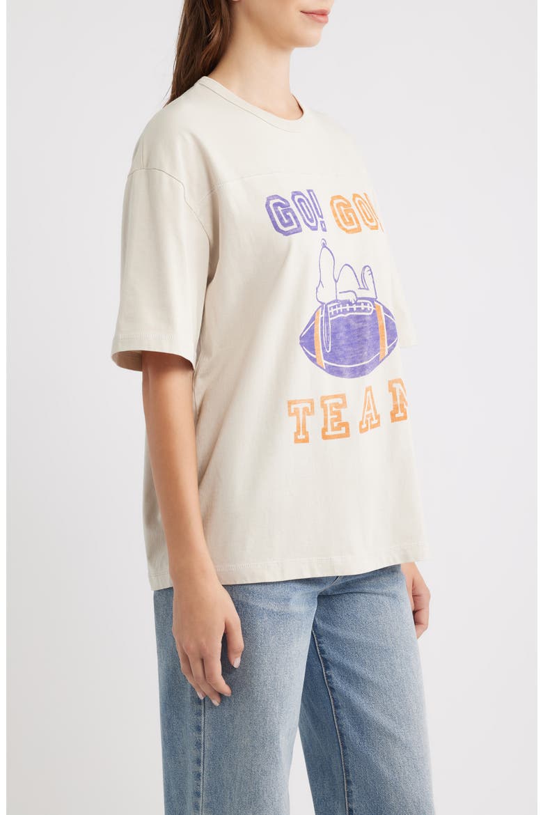Snoopy Graphic T-shirt, Alternate, color, BIRCH