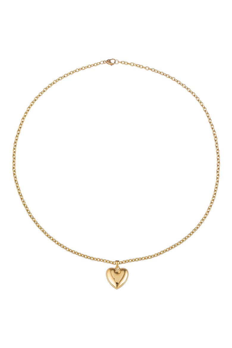 Heart Pendant Necklace, Alternate, color, GOLD