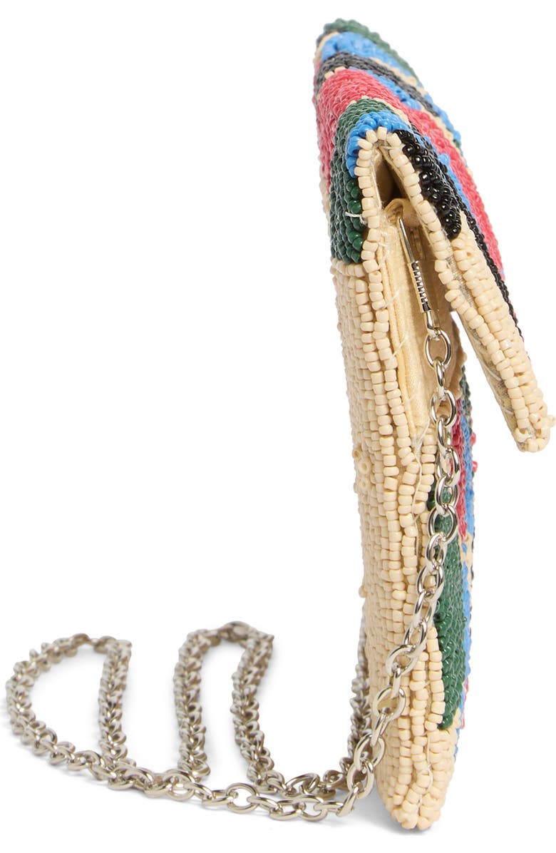 Collection XIIX Geo Floral Beaded Clutch, Alternate, color, Floral Multi