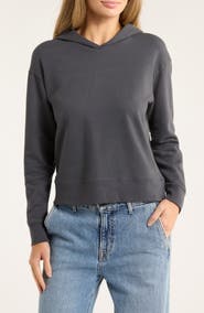 James Perse Cotton Pullover Hoodie