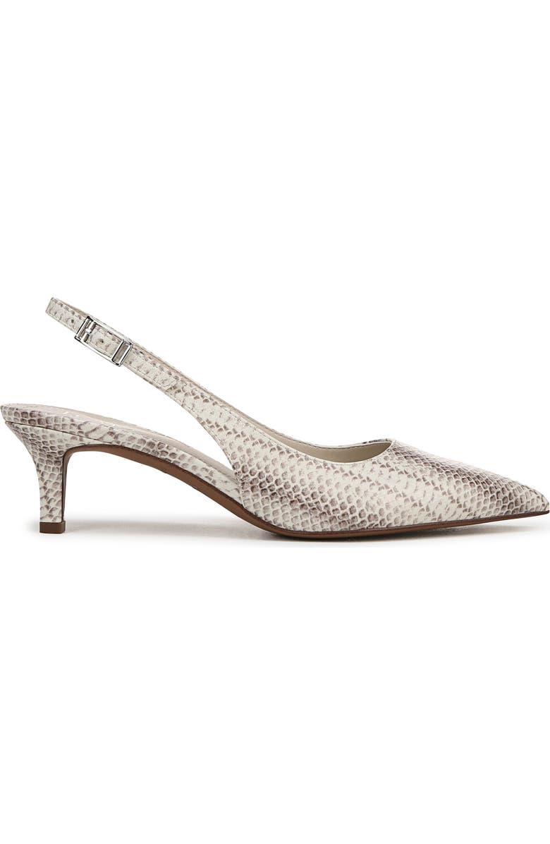 Franco Sarto Kate Slingback Kitten Heel Pump, Alternate, color, Grey