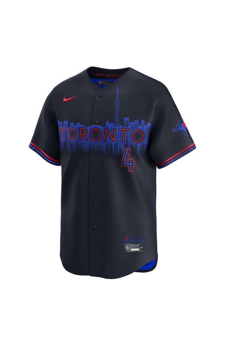 Nike Men's Nike George Springer Black Toronto Blue Jays 2024 City Connect Limited Player Jersey, Alternate, color, 