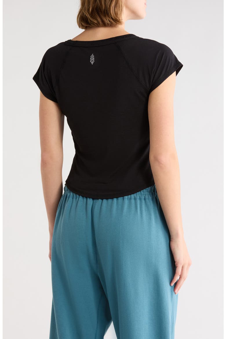 Tempo Baseball T-Shirt, Alternate, color, BLACK