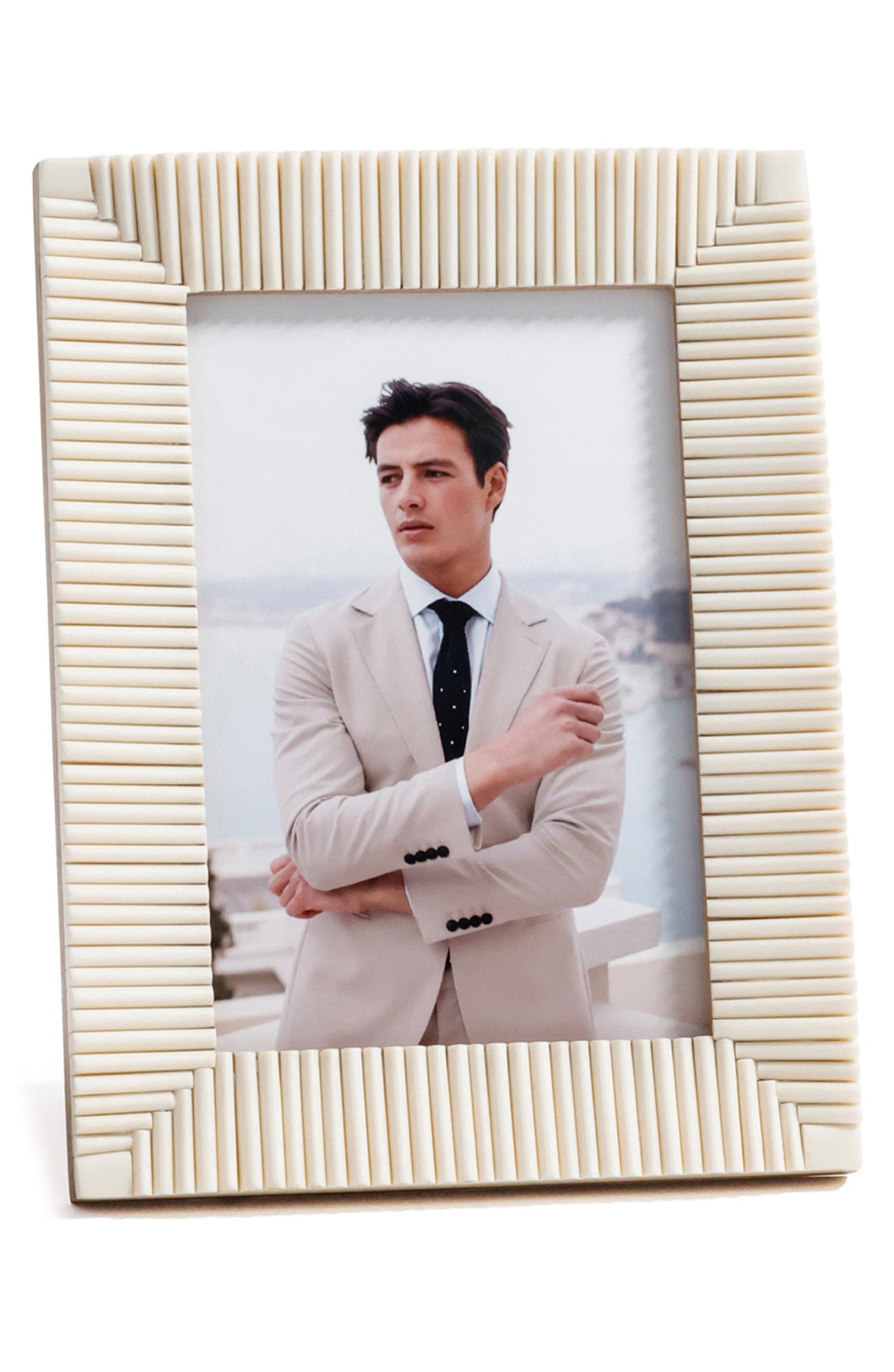 Zodax Nubia Ribbed 5.5 x 7.5 Photo Frame