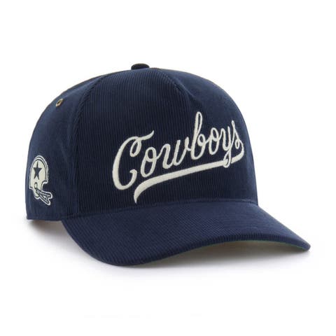 Men's '47  Navy Dallas Cowboys Golden Age Relaxed Corduroy Hitch Adjustable Hat