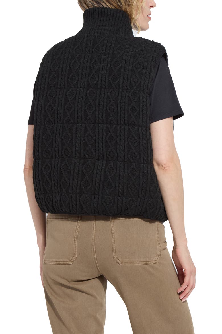 Prudence Reversible Vest, Alternate, color, BLACK