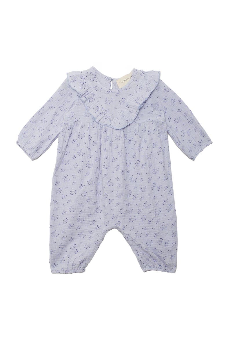 Mabel + Honey Lana Romper, Main, color, Purple