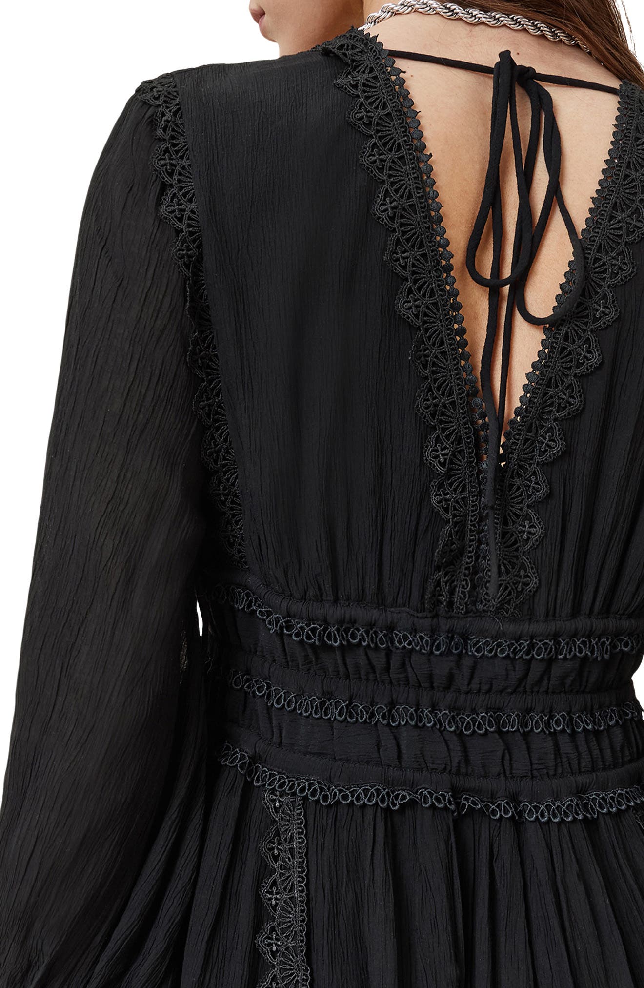 Xanthe Lace Long Sleeve Minidress - image 2