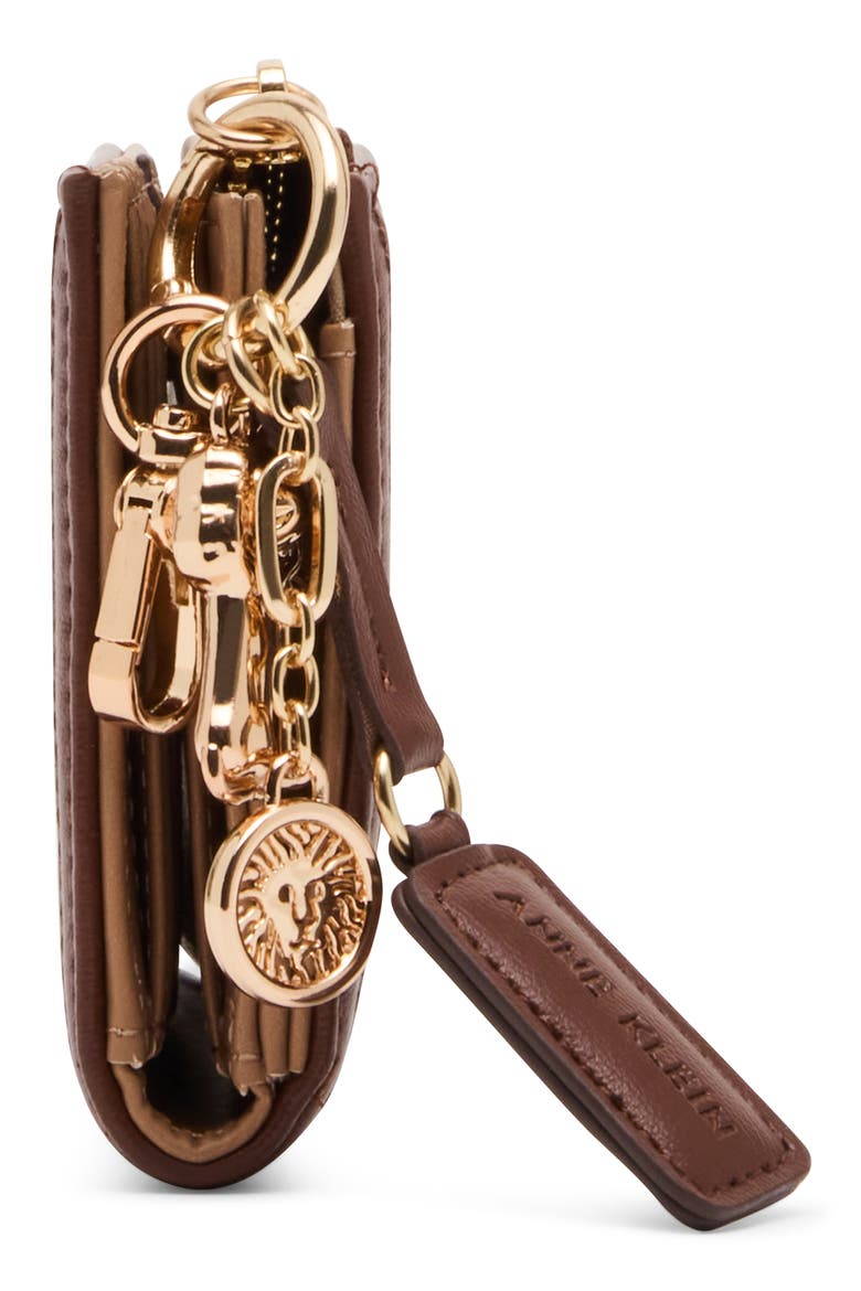 Bifold Wallet with Charms, Alternate, color, WALNUT
