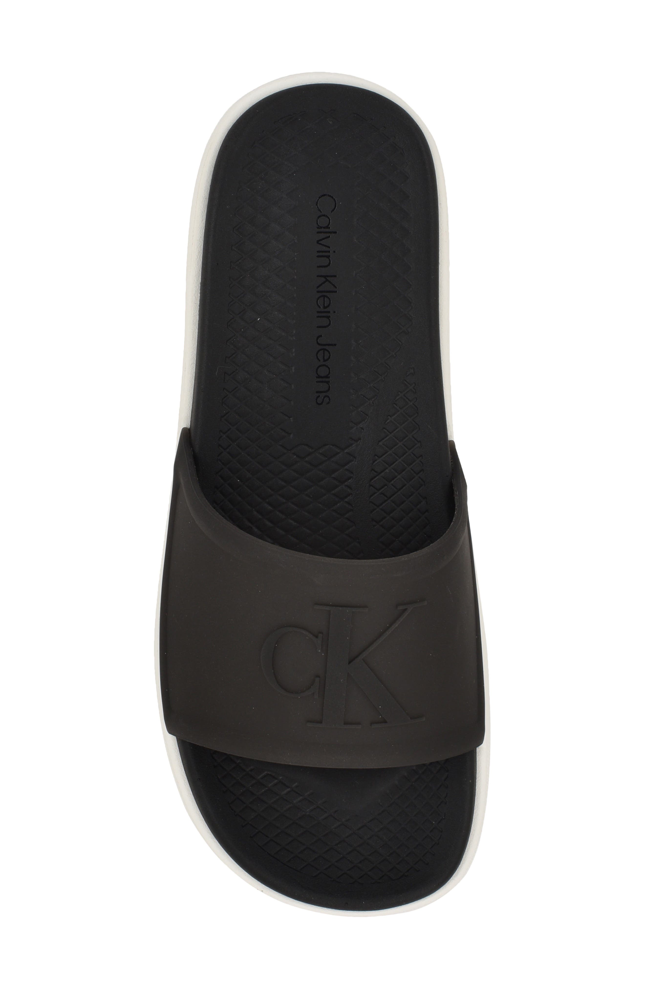 Calvin Klein Peari Slide Sandal, Alternate, color, Black