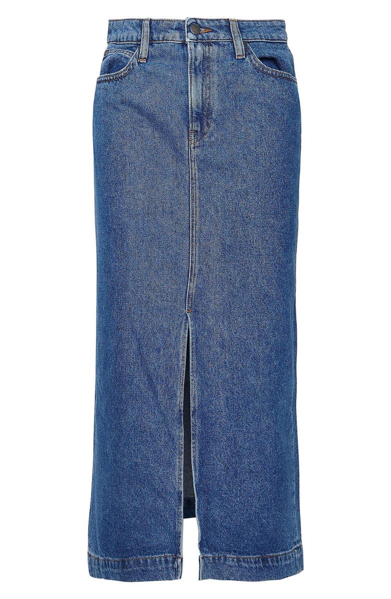 Barbour Ella Nonstretch Denim Midi Skirt, Alternate, color, 