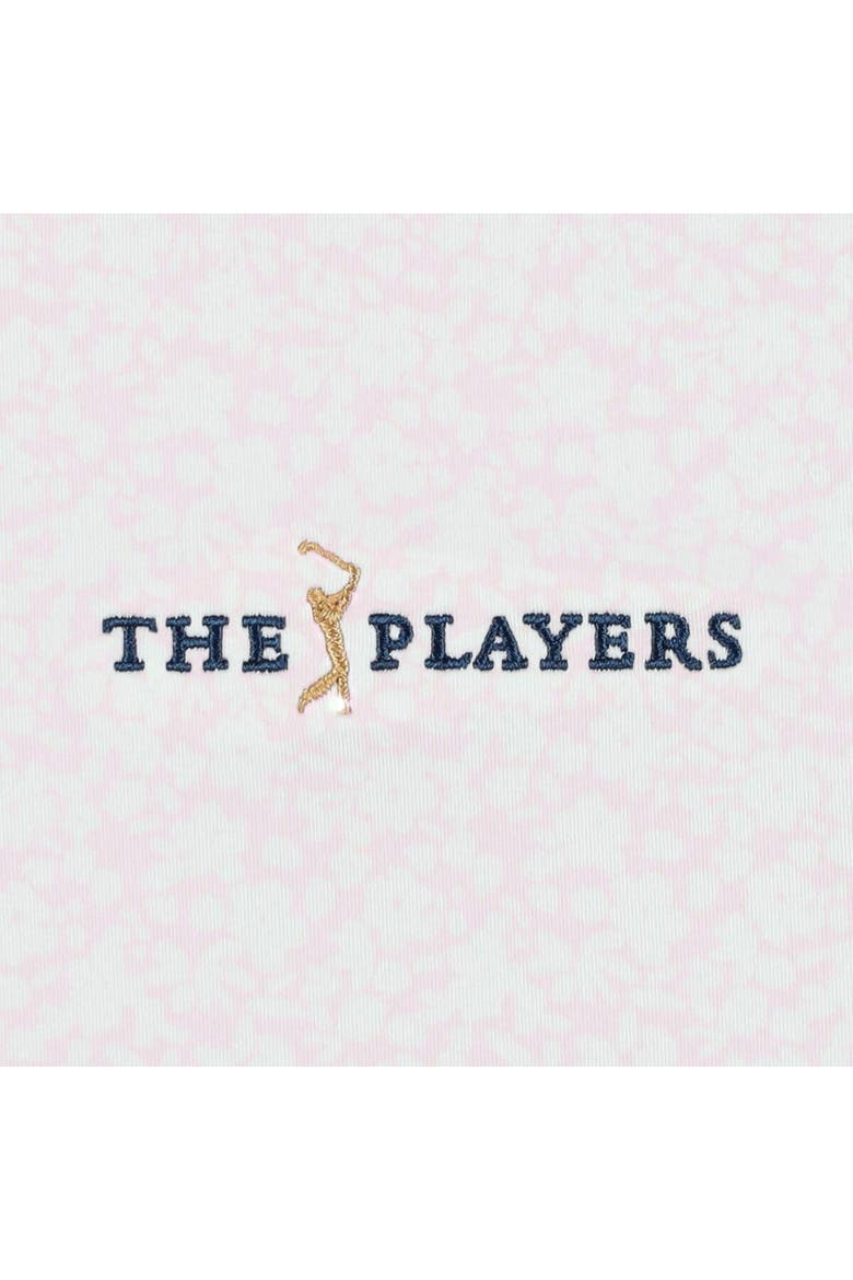 Men's FootJoy Light Pink THE PLAYERS Painted Floral Lisle ProDry Polo, Alternate, color, Light Pink