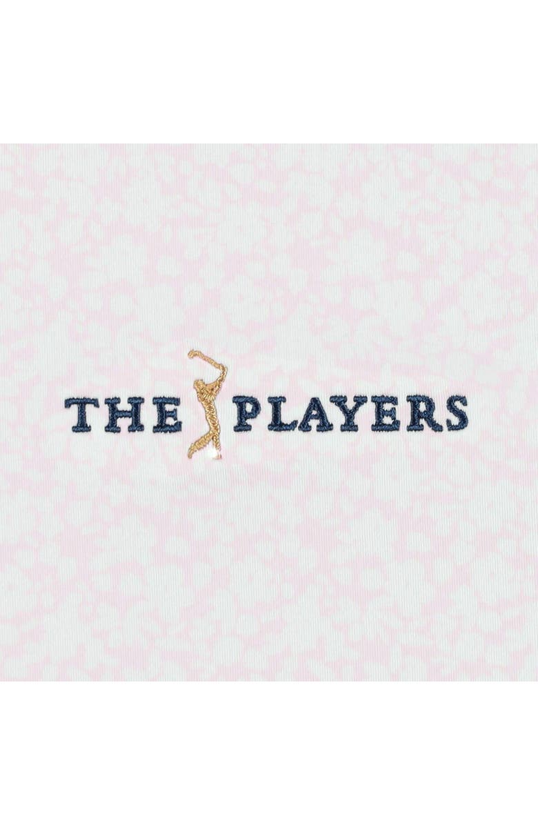 FOOTJOY Men's FootJoy Light Pink THE PLAYERS Painted Floral Lisle ProDry Polo, Alternate, color, Light Pink