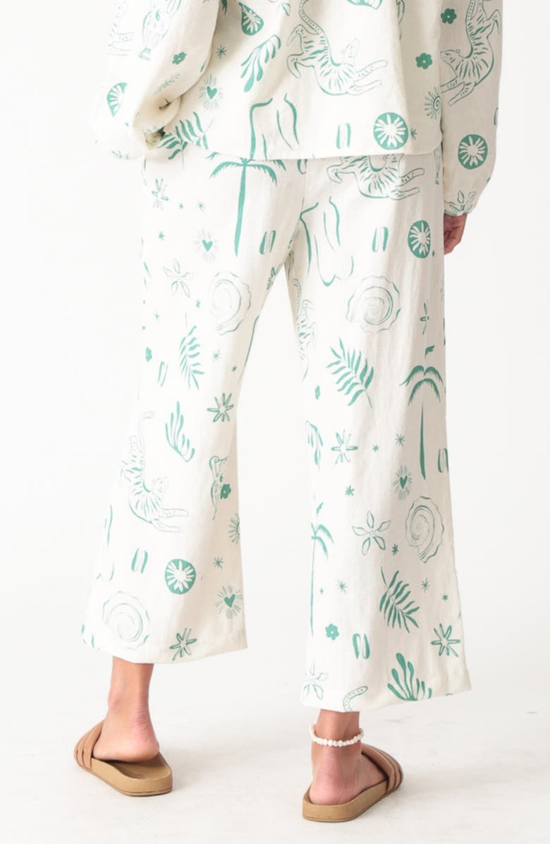 Electric & Rose Sail Print Wide Leg Pants, Alternate, color,