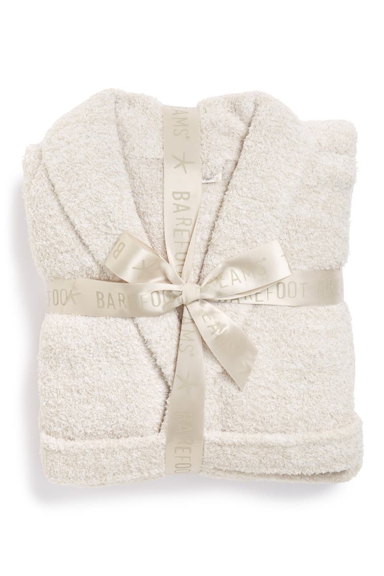 Gender Inclusive CozyChic™ Robe, Alternate, color, HE STONE/WHITE