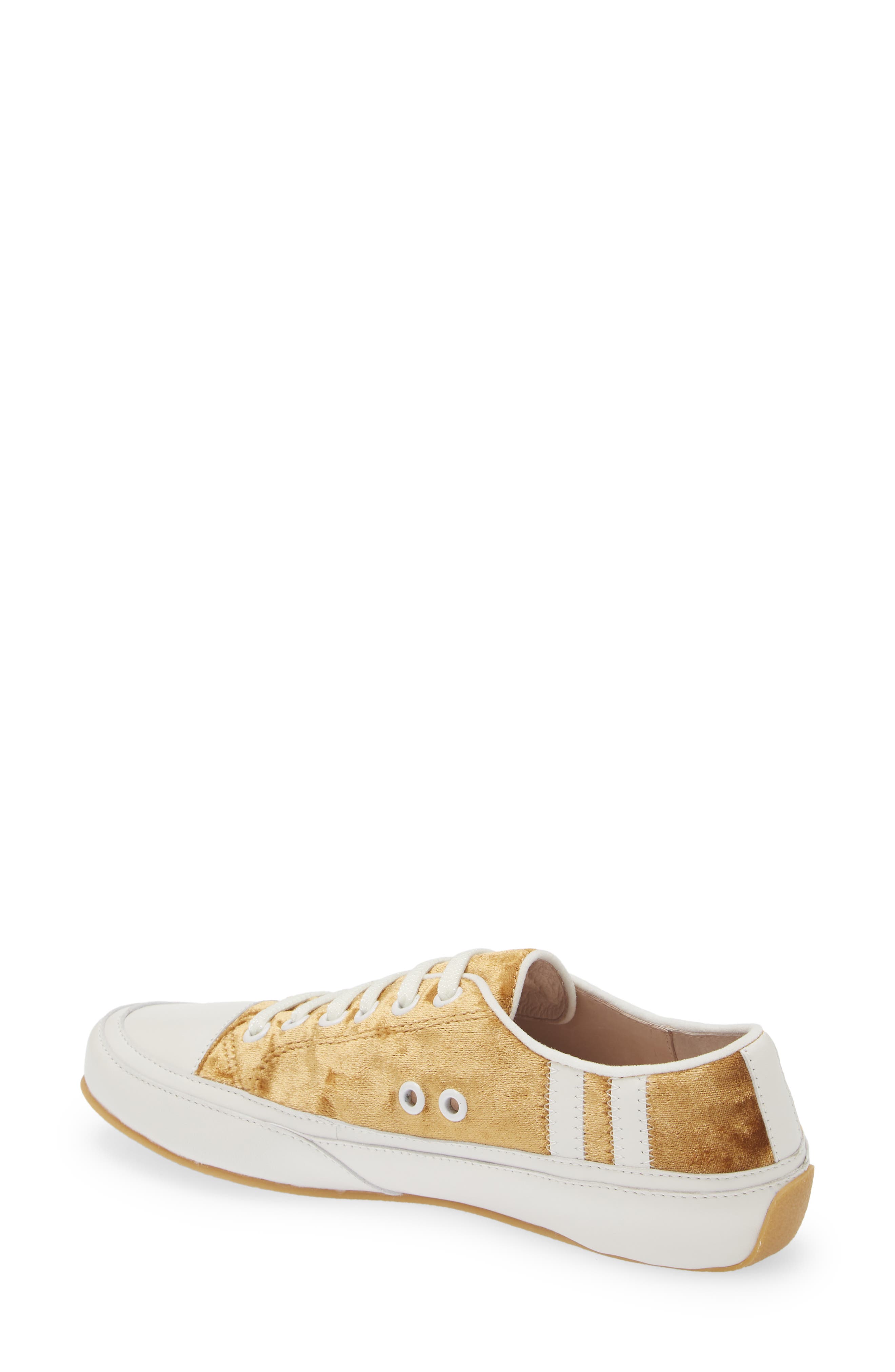 Rookie Sneaker, Alternate, color, GOLD VELVET