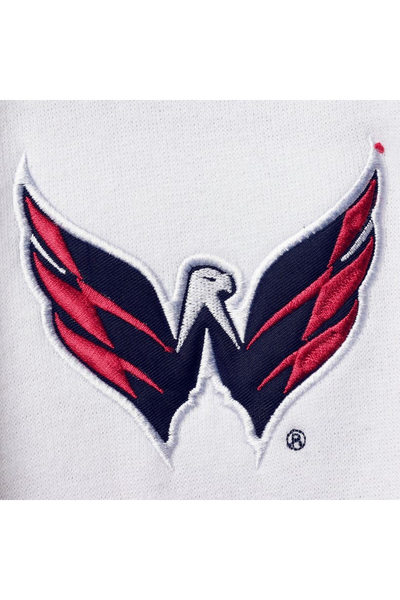 Men's Profile Alexander Ovechkin Red Washington Capitals Big & Tall Colorblock Full-Zip Hoodie, Alternate, color, Red