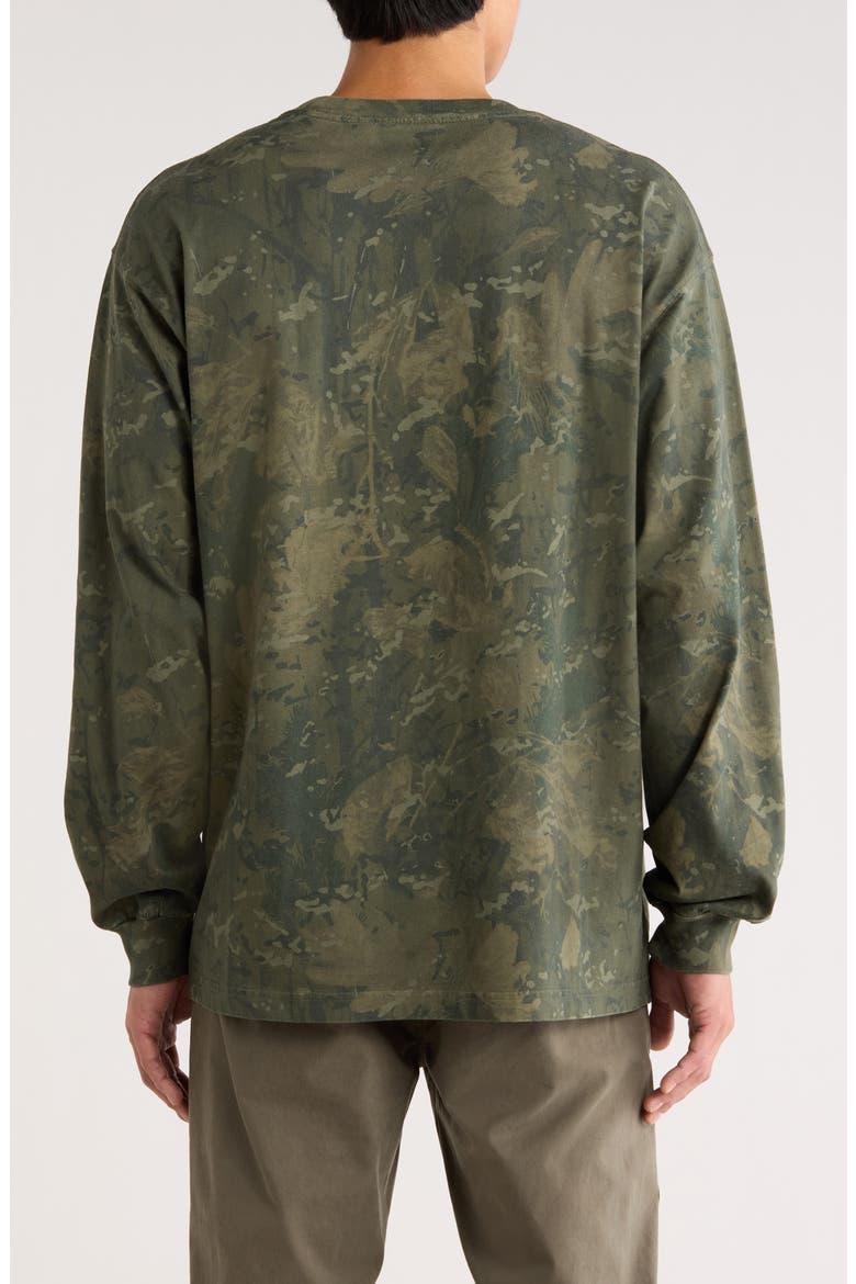 Camo Combi Long Sleeve Organic Cotton T-Shirt (Men) | Nordstrom