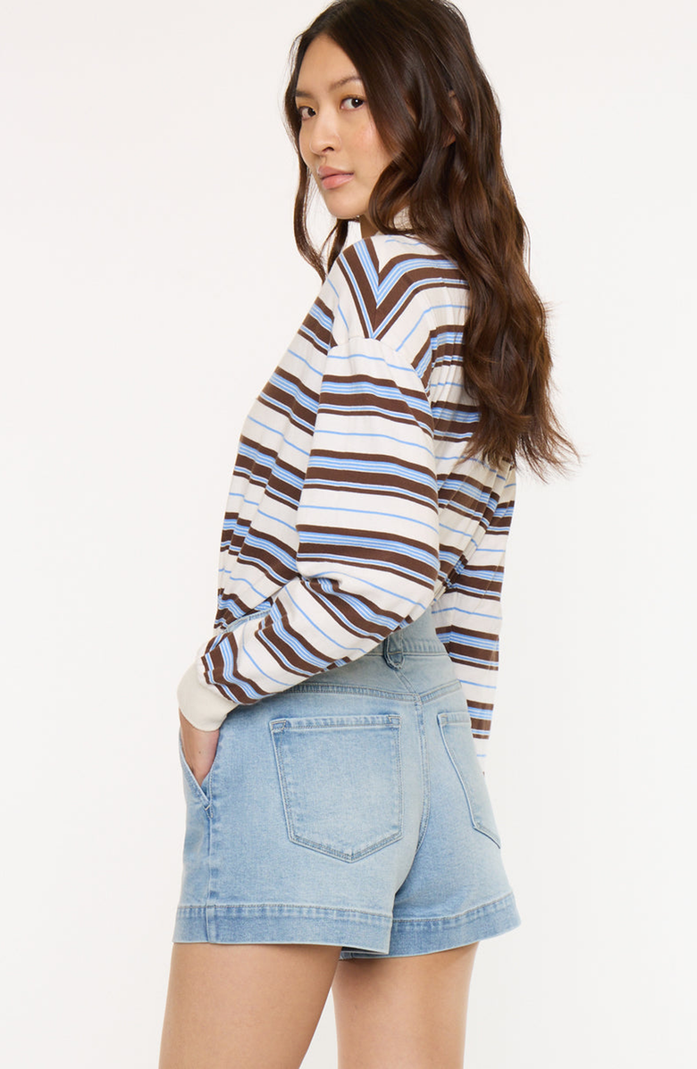 KanCan Bellinie High Rise Shorts, Alternate, color, Light Wash