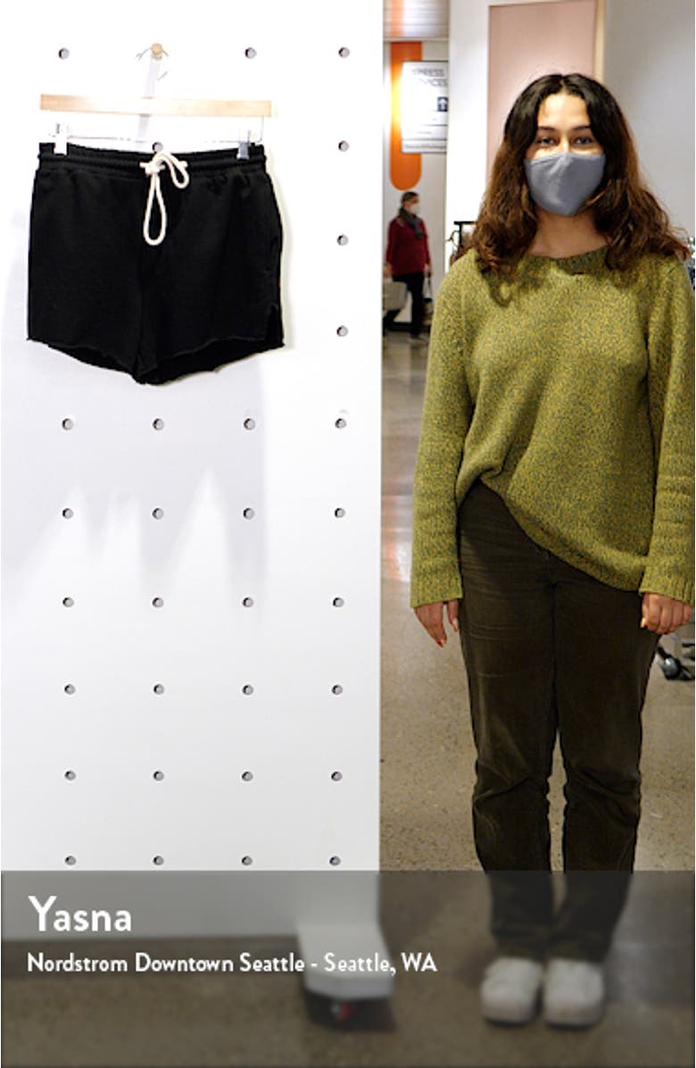 Baggy Cutoff French Terry Shorts, sales video thumbnail