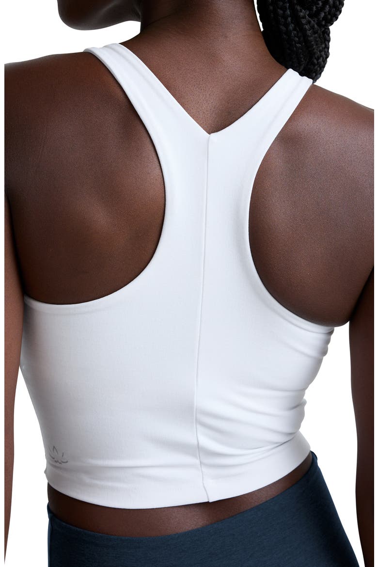 Spacedye Refocus Racerback Crop Tank, Alternate, color, CLOUD WHITE