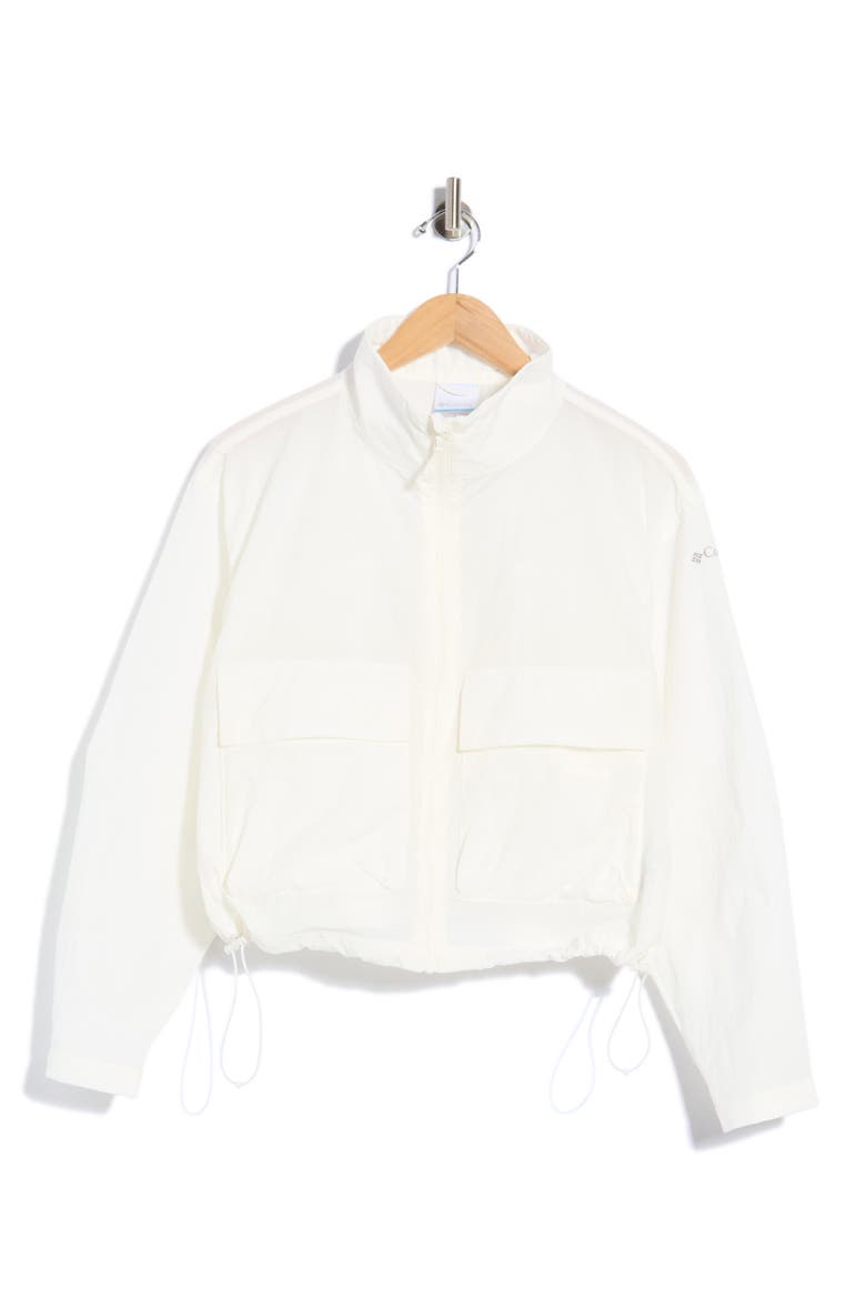 Paracutie Cropped Cargo Windbreaker, Alternate, color, SEA SALT