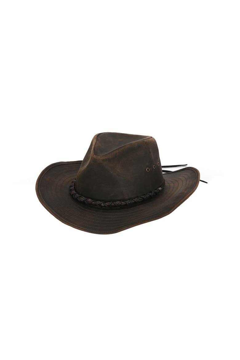 Burneau Men's  Rugged Brim Hat, Alternate, color, Brown