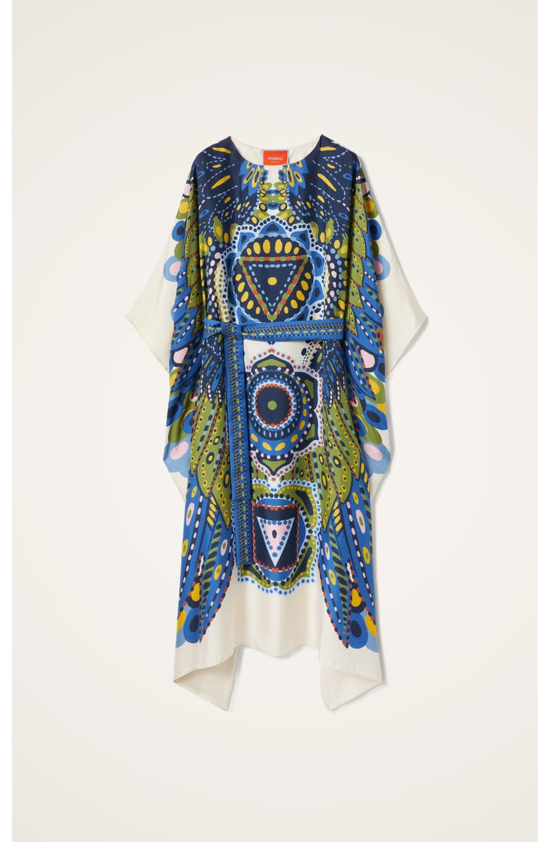 La DoubleJ Square Kaftan Chakra Placée Multicolor, Alternate, color, Chakra Placée Multicolor
