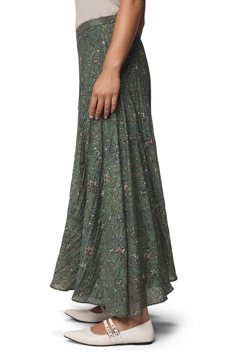 Splendid Versailles Floral Tiered Maxi Skirt, Alternate, color, Vine Floral Print