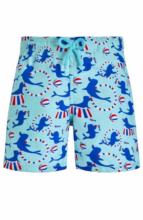 Kids' Circus Swim Trunks