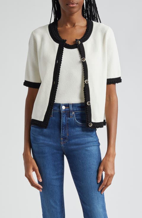 Neroli Short Sleeve Cotton Cardigan