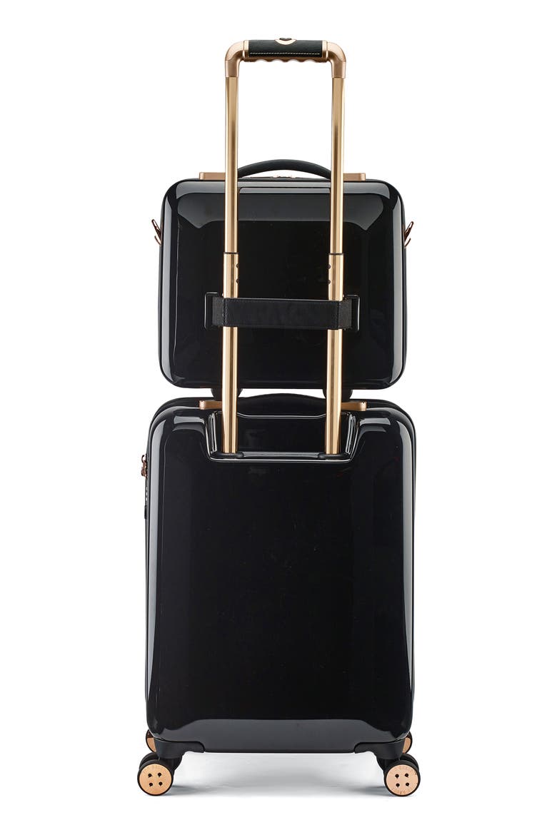 Gem Garden Vanity Case, Alternate, color, BLACK